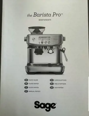 Sage Barista Pro Siebträger  Kaffeemaschine  Bild 2