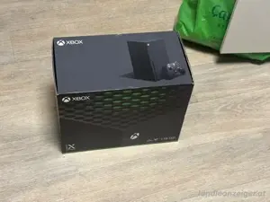 Xbox Series X  spielkonsole neu versiegelt  mit kopförer und kontrollern , zustand : guten  Bild 2