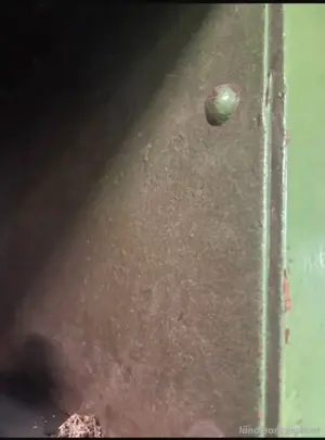 Alter Eisenschrank aus einem französischen Stahlwerk Bild 6