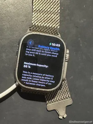 Apple Watch ultra 1 inkluse titan Armbände , akku : 88% , OVP 