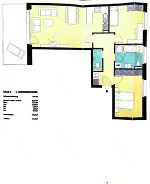 Moderne 3-Zimmer-Wohnung mit Terrasse in zentraler, ruhiger Lage zu vermieten! Bild 9