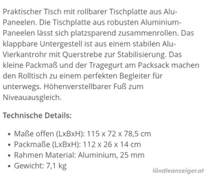 alu rolltisch Bild 3
