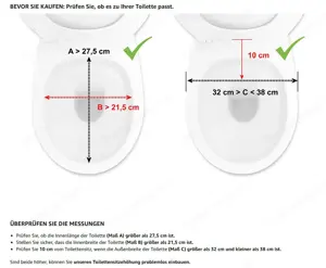 Toilettensitzerhöhung mit Deckel 15cm, Weiß Bild 5