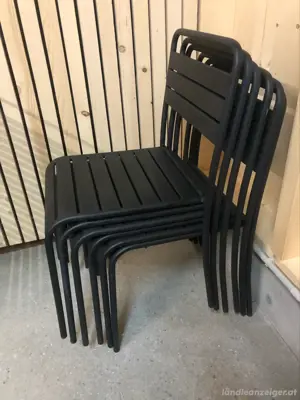 Gartenstühle schwarz