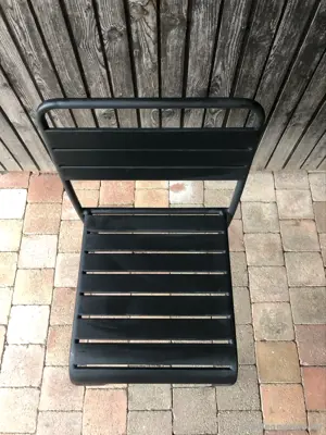 Gartenstühle schwarz Bild 3