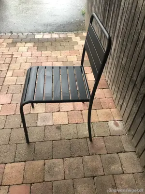 Gartenstühle schwarz Bild 4