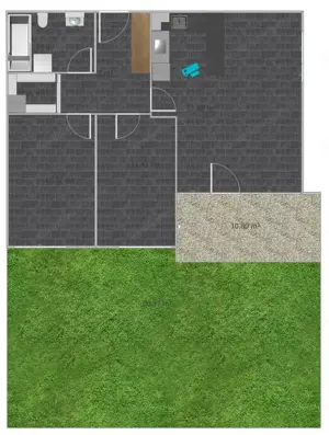 Nachmieter gesucht, schöne 3 Zimmer 70m  Neubau, Gartenwohnung
