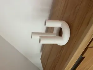Vase  Weiß Deco
