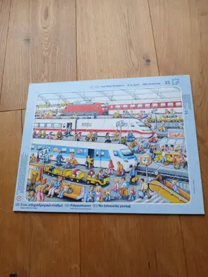 Auf dem Bahnhof Puzzle