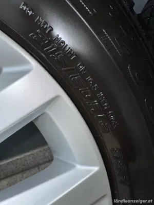 vw felgen 5-112    215-60-16 alu mit winterreifen Bild 2
