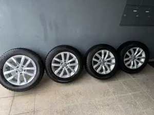 vw felgen 5-112    215-60-16 alu mit winterreifen