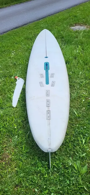 Surfbrett - 2 Surfboards mit 4 Segel, Masten, Gabelbäume und Finnen Bild 2