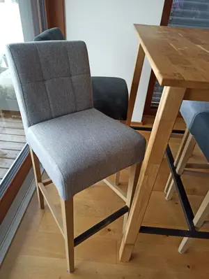 Holztisch Bartisch + 4 Stühle Bild 9