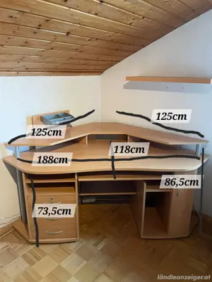 Schreibtisch Eckschreibtisch zu verschenken 