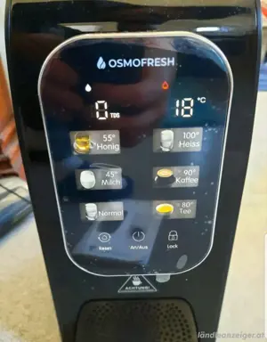 quell Life 7-fache Auftischanlage  OsmoFresh Filterung Osmose Anl Bild 5