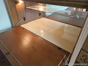 Schrankwand, Massiv Holz, Handgeschnitzte Motive Bild 5