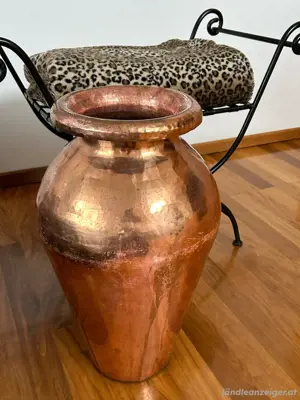 XXL Vintage   Mid Century Kupfer Vase 50er Jahre