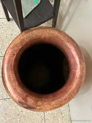 XXL Vintage   Mid Century Kupfer Vase 50er Jahre Bild 3