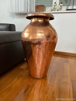 XXL Vintage   Mid Century Kupfer Vase 50er Jahre Bild 4