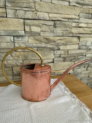 Vintage Giesskanne  Kupfer  Messing 60er Jahre Bild 5