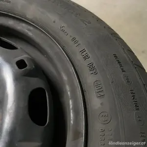 4x Conti Sommerreifen 175 70 14 mit stahlfelgen 5x100 polo a1 fabia ibiza Bild 4