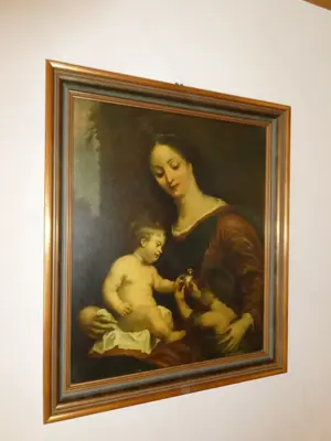 Bild mit Muttergottes und Jesuskind