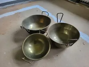 3 Messingschüsseln