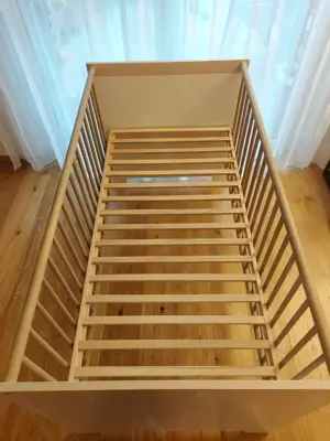 Gitterbett + Matratze + Umbausatz(Bett) Bild 4