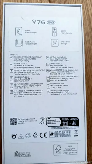 Vivo Y76 Cyan Black Bild 2