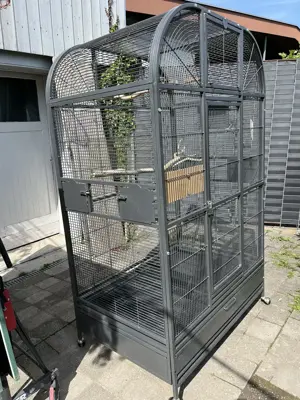 Vogelkäfig Voliere Vögel Papagei rollbar  Bild 2