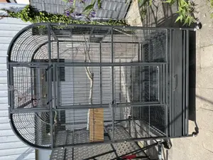 Vogelkäfig Voliere Vögel Papagei rollbar  Bild 3