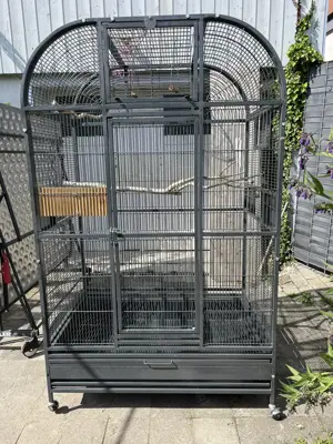 Vogelkäfig Voliere Vögel Papagei rollbar  Bild 4