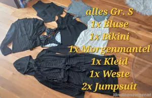 Schwarz weiß Damenbekleidungspaket Gr. S