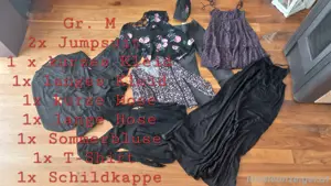 Schwarzes Damenbekleidungspaket Gr. M
