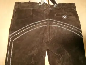 Lederhose mit Trägern Bild 4