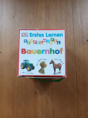 Stapelwürfel Erstes Lernen Bauernhof Bild 6