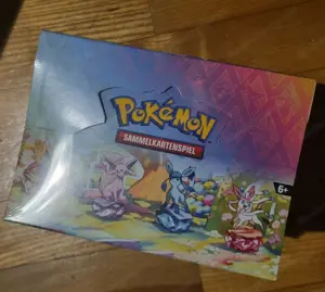 Pokemon Prismatische Entwicklung Mini Tin Display Bild 2