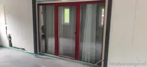 Alu-Kunststoff Terrassentür mit Fenster