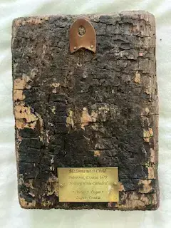 Ikone Muttergottes mit Kind - ein Schnäppchen! Bild 2