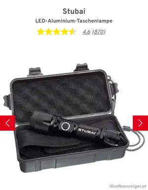 NEUE Stubai Taschenlampe (Stückpreis)