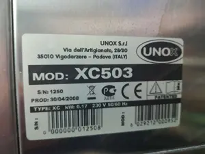 Backofen Unox ; XC503 Bild 8