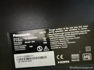 Panasonic LED TV TX-39GW334 in 39 Zoll (Kein Smart TV) Bild 4