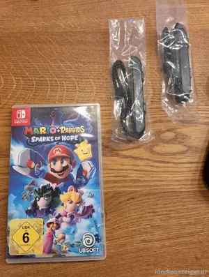 NINTENDO Switch Oled Konsole mit Garantie + Tasche + Spiel "Mario + Rabbits" Bild 8