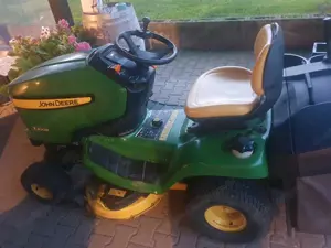 John Deere x aufsitzmäher rasentraktor rasenmäher 215 bst profi Bild 2