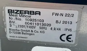 Fleischwolf BIZERBA FW-N 222 GUTEN Zustand Bild 6