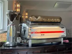 Faema e61 Espressomaschine, 3 gruppig, Baujahr 1965
