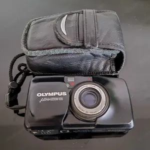 Olympus mju zoom 105 kult-retrokamera inkl. 36er film + neue batterie Bild 9