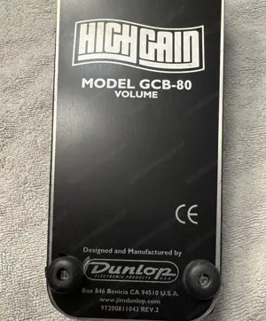 Dunlop GCB-80 Volumen Pedal USA (sehr robust) Bild 3