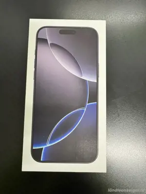 iphone 16 pro max black titanium 256 GB Bild 3