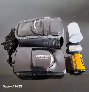 Olympus mju zoom 105 kult-retrokamera inkl. 36er film + neue batterie Bild 2